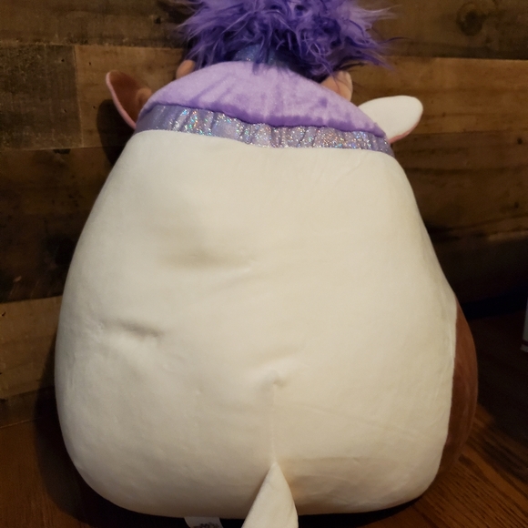 Squishmallow Squish-Doos Ronnie the Cow 14" Plush Stuffed Kellytoy Purple NWT - Picture 7 of 10